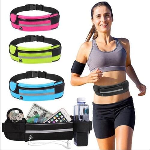 Waterproof Running Waist Bag Sports Belt Gym Bag Men Women Hold Water Cycling Run Belt Portable Outdoor Phone Holder