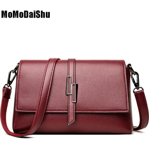 New Elegant Shoulder Bag Girl Fashion Crossbody Bags In Soft Leather Messenger Bag Women Luxury Handbags Designer Sac A Main