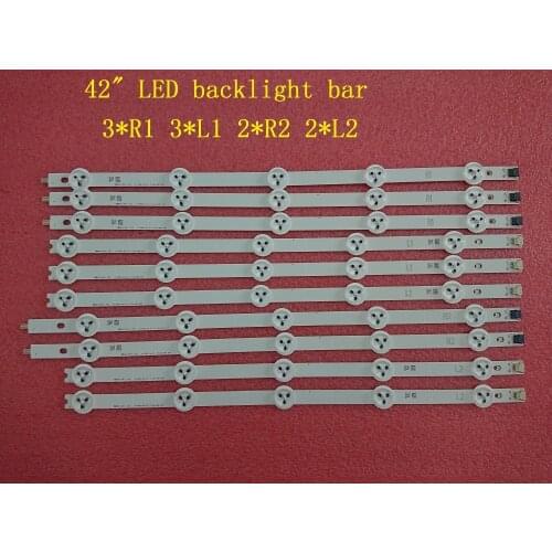 New Original Kit)10 PCS LED backlight strip for LG 42LA620V 6916L-1412A 6916L-1413A 6916L-1414A 6916L-1415A 1385A 1386A 1387A