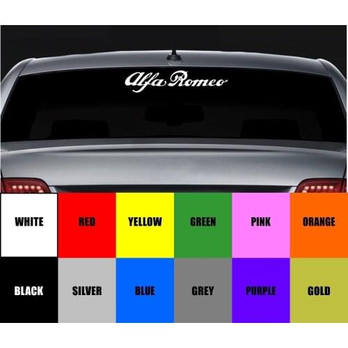 For Alfa Romeo - Rear Screen VINYL CAR DECAL STICKER ADHESIVE 300mm long