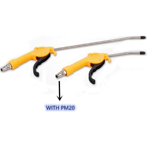 Air Blow Gun Yellow Angled Nozzle Plastic Handle Dust Gun Air Compressor Air Pump AR-TS