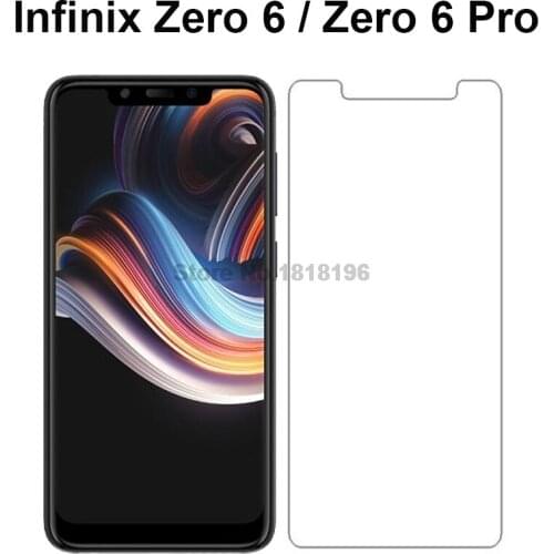 Tempered Glass for Infinix Zero 6 / 6 Pro 6.18 Case 9H Protective Mobile Phone Film For Infinix Zero 6Pro 6 Pro Screen Protector