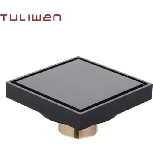 10*10cm Floor Drains Stainless Steel Square Shower Floor Drains Tile Insert Drain Channel Bathroom Kitchen Waste Grate