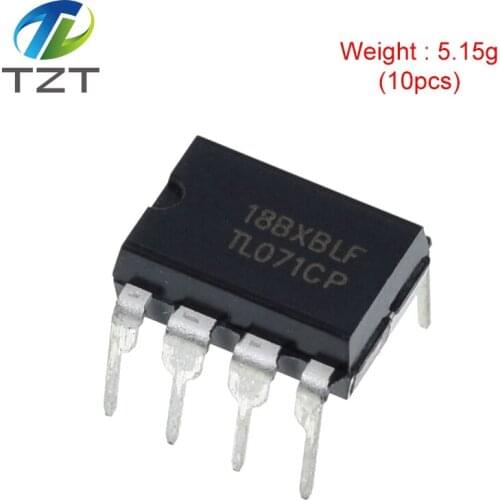 10PCS TL071CP DIP8 TL071 DIP-8 071CP DIP TL071C Operational Amplifier New Original
