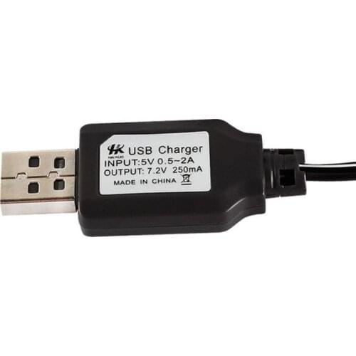 40GF USB Charging Cable Ni-Cd Ni-MH Batteries Pack SM Plug Adapter 7.2V 250mA Output Remote Control Toy