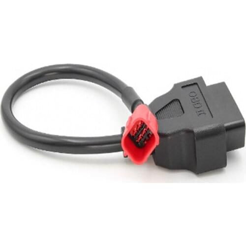 6Pin OBD Connector Motorcycle Cable For Honda 6pin Plug Cable Diagnostic Cable 6Pin to OBD2 16 pin Female Adapter Cable