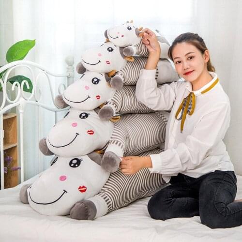 Large Size Cows Plush Toy Stuffed Soft Animal Kid Toys For Children Birthday Present