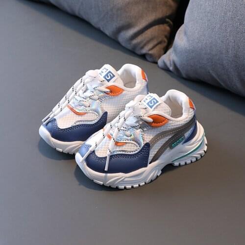 New Spring Children Shoes for Girls Sport Shoes Fashion Breathable Baby Shoes Soft Bottom Non-slip Casual Kids Girl Sneakers