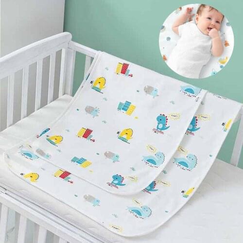 Baby Breathable Waterproof Washable Cotton Changing Pad Diaper Leak-Proof Bedding Cover Urine Mat