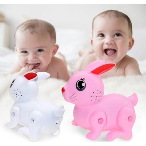 Electric bunny Rabbit Toy Jumping Rabbit with Cheerful Music & Colorful Light Animal Toy