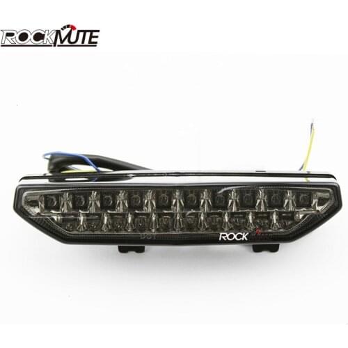 Motorcycle Integrated LED Rear Tail Light Brake Turn Signal Blinker Lamp Smoked For Kawasaki Ninja ZX-6R / ZX-10R 2007-2008