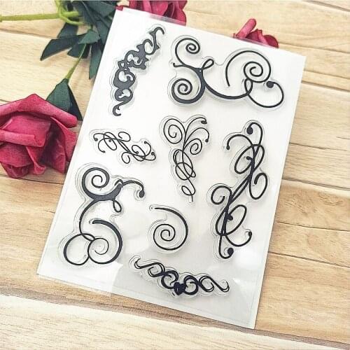 Hot selling vine transparent clear stamp / silicone seal roller stamp DIY scrapbook album / card production