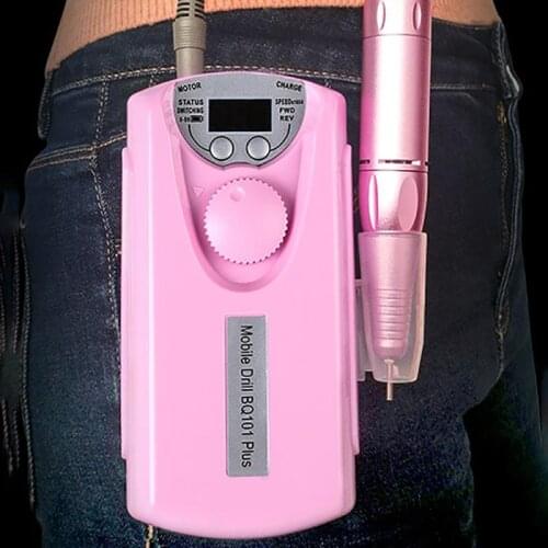 Electric Nail Machine Nail Drill Machine Portable Electric Nail File for Manicure Nail Gel Polisher Rechargeable Nail Drill Pen