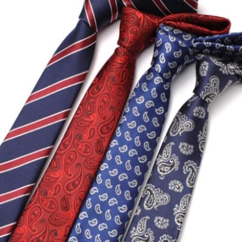 8CM Men Silk Ties Fashion Mens Neck Ties Handmade Wedding Tie Business Ties England Paisley Tie Stripes Plaids Dots Necktie