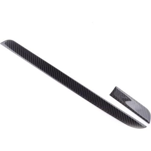 Carbon Fiber Copilot Trim Dashboard Cover Panel Strip Sticker Fit for Subaru Forester 2013 2014 2015 2016 2017 2018