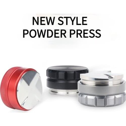 New Style Stainless Steel Powder Distributor 58mm Blade Paddle Type Flat Bottom Powder Pressing Hammer Intelligent Adjustment