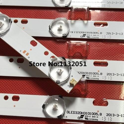 Original and new 1Set=3 Pieces LED backlight for 32inch Tv IC-B-KKL32D032 JL82K5 10lamps 600mm