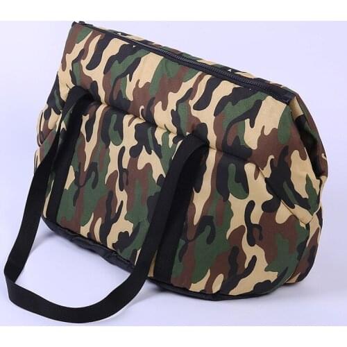Dog Carrier Camouflage Bag Cozy Soft Backpack Pet Accessories for Small Pet Puppy Cat Dog Outdoor Travel Pet Sling Carrier Bag