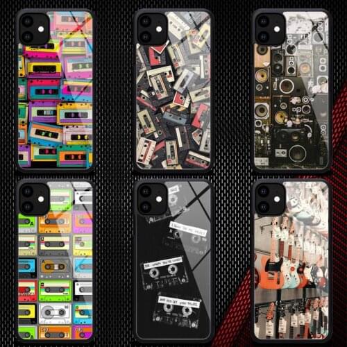 Music Retro Style Phone Cases Rubber for iPhone 12 11 Pro Max XS 8 7 6 6S Plus X 5S SE 2020 XR 12Mini case