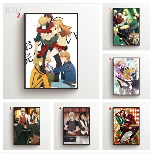 TIGER & BUNNY Ivan KarelinKaburagi Anime Posters Canvas Painting Wall Decor Wall Posters Wall Art Photos for Childrens Room