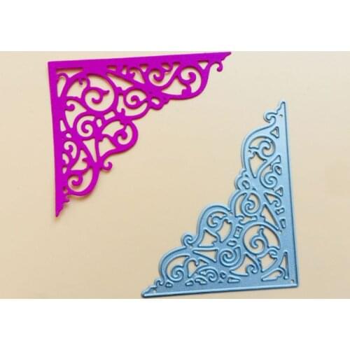 Corner Metal Cutting Dies Stencil Scrapbooking DIY Album Stamp Paper Card Emboss