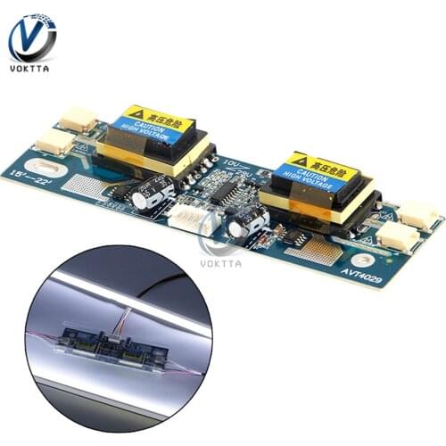Universal CCFL Inverter Small Mouth 10V-30V Output 4 Lamp For 15-24 inch LCD Laptop Widescreen Monitor