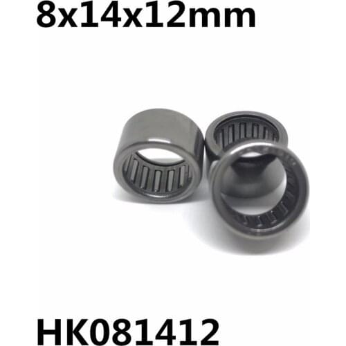 10pcs HK081412 8x14x12 mm 37942/8 Bearing Shell Type Needle Roller Bearings High Quality HK0812