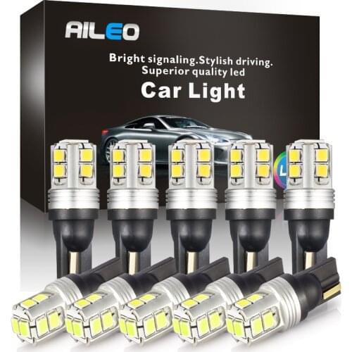 10pcs W5W T10 LED Canbus 168 194 Clearance Parking Lights Bulb For VW Passat b5 b6 CC Golf 4 5 6 7 Jetta mk4 mk5 mk6 Polo Tiguan