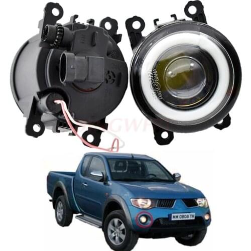 2PCS Fog Lamp Assembly Super Bright LED Fog Light For Mitsubishi ASX Outlander L200 Triton Grandis Pajero Galant 2003-2012