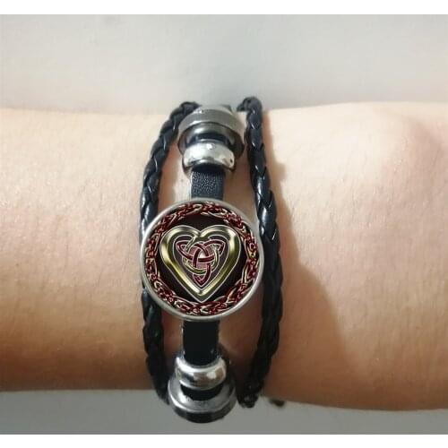 2019 New Fashion Popular Lucky Bracelet Leather Woven Bracelet