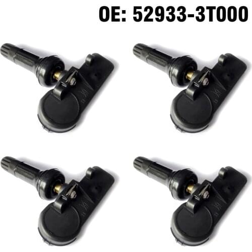 4PCS Car Tire Pressure Monitor Sensor TPMS 433MHZ 529333T000 for KIA K9 2012 - 2017