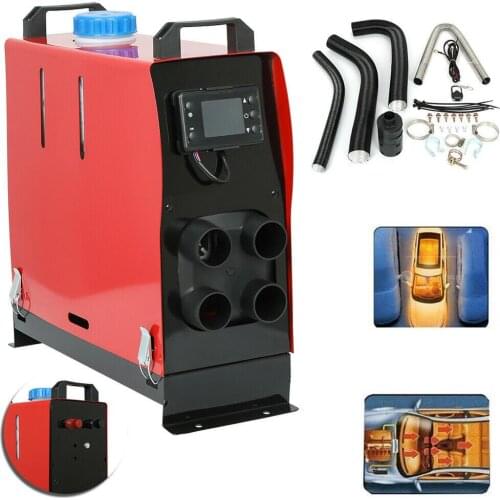5KW 12V Air Diesel Heater 4 Holes Portable Diesel Air Heater Car Heater for Caravan Motorhome Camper Van