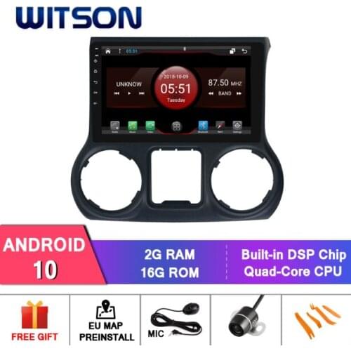 WITSON Android 10.0 CAR DVD SYSTEM for JEEP WRANGLER 2011-2014 car dvd player link/DAB support