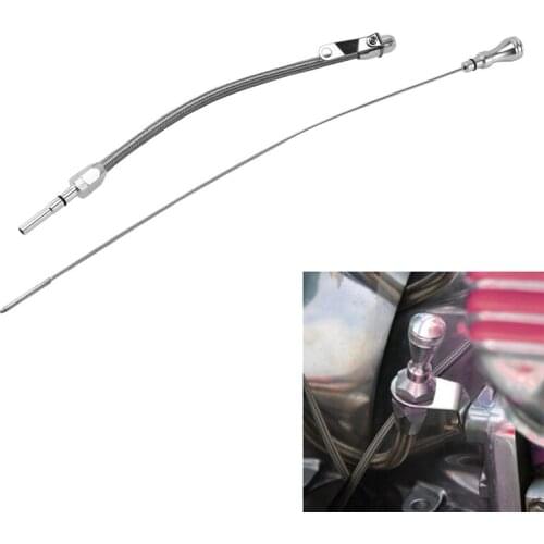 Stainless Steel Car Auto Flexible Engine Oil Dipstick Fit for Chevy LS Engines LS1 LS6 LM7 L59 L98 L76 Vortec 5300
