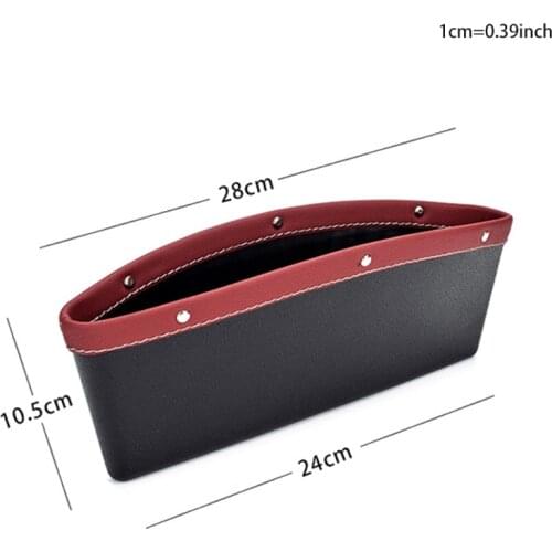 Side Insert Multifunctional Center Console Pocket Organizer and Storage Between Front Seats Universal Fit K0AF