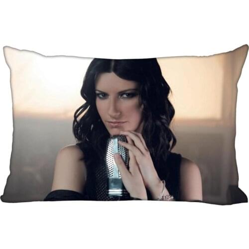 Custom Laura Pausini Rectangle Pillowcase zipper dakimakura Classic Pillow Case size 35X45cm DIY Gift