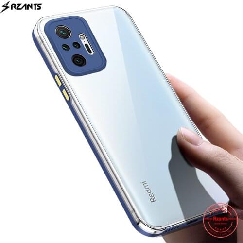 Rzants For Xiaomi Redmi Note 10 10S 4G 5G Redmi Note 10 Pro Max Case HD High Clear Cover [Dazzle] Slim High Transparent Cover