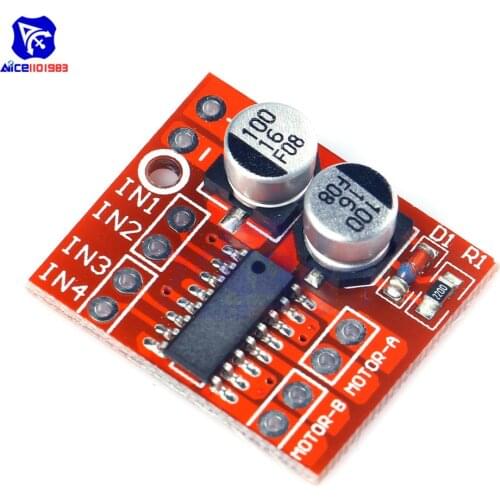 Diymore MX1508 L298N 1.5A 2-Way DC Motor Driver Module PWM Speed Dual H-Bridge Stepper