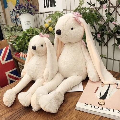 Fancytrader Giant Stuffed Plush Rabbit Toys Big Soft Anime Bunny Pillow Doll 70cm 28inch Gifts for Children