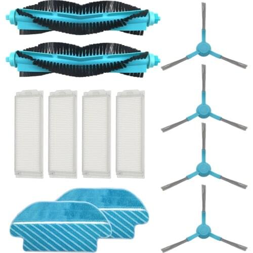 HEPA Filter Roller Brush Mop Pads Cloth for Cecotec Conga 3290 3490 3690 Vacuum Cleaner for Viomi V2 V-RVCLM21B Mijia STYJ02YM