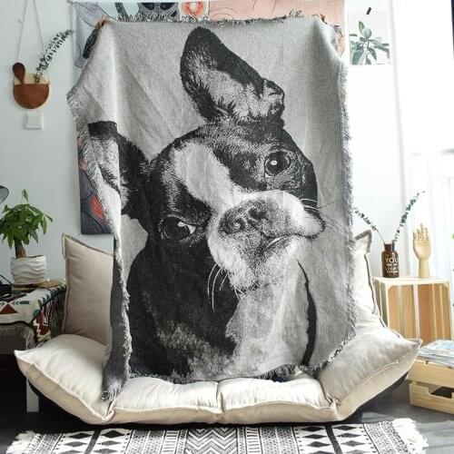 Dog Tapestry Wall Hanging Living Room Decoration Accessories Beach Mat Wall Carpet