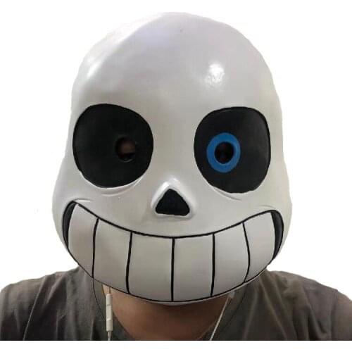 Game Undertale Mask Cosplay Kids Adlut Luminous Masks Halloween Fancy Ball Sans Latex Helmet Props shopping