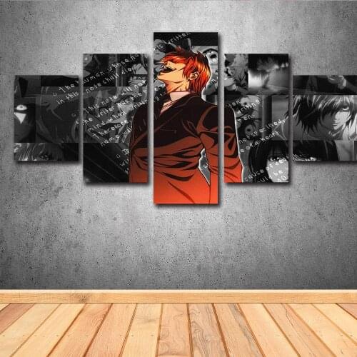Picture Canvas Printed Painting Death Note Anime Wall Art Poster for Living Room Decor No Frame
