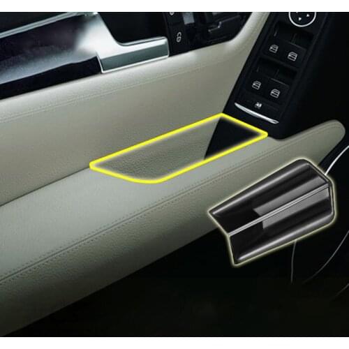 Front door handle storage box Convenient for storing items storage box decoration car Accessories for benz C Class 2008-2014