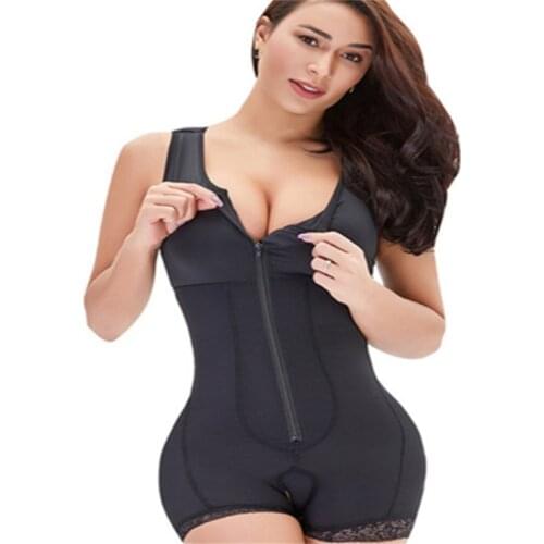 Body Shaper Women Slimming Shapewear Sheath Open Crotch Overbust Corset Waist Trainer Gaine Full Bodyshaper With Butt Lifter