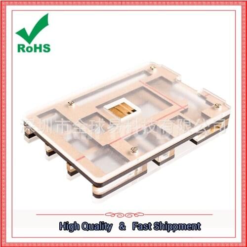 Pie 3 generation i 3 model B development board transparent two-color shell