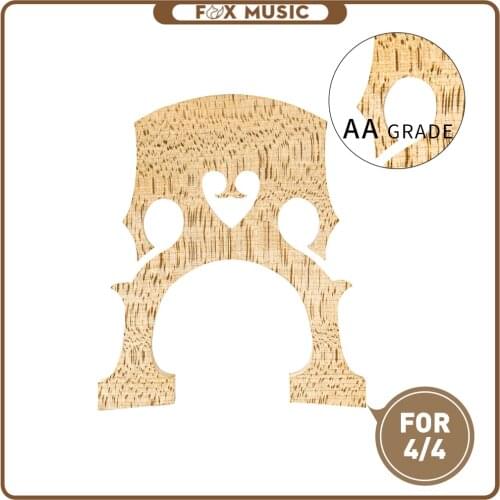 Master AA Grade Maple W/ Snowflake Pattern Cello Bridge French Style 4/4 Cello Bridge