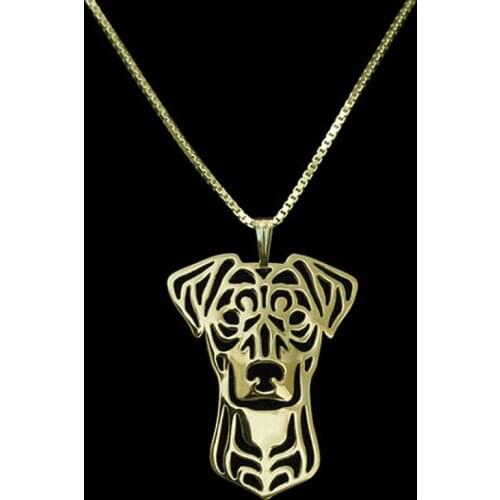 New Unique Romantic Gold Silver Color German Pinscher Pendant Necklace Hunger Games Necklace Women Best Friend Choker