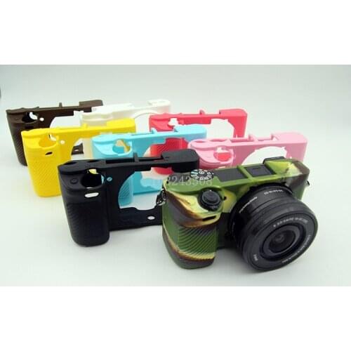 Nice Soft Silicone Rubber Camera Protective Body Cover Case Skin For Sony A6300 Camera Bag Leather Camera Bag