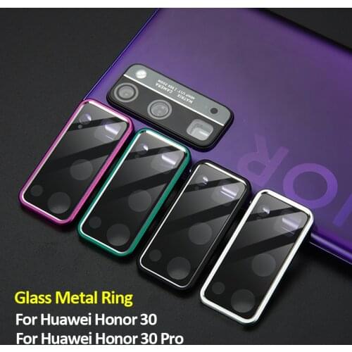 Metal Glass Ring Cover on For Huawei Honor 30 Pro Plus Full Cover Camera Lens Protector For Huawei Honor 30 Pro Protective Ring